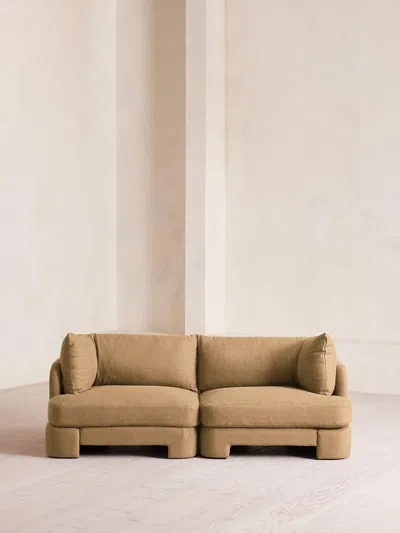 Soho Home Odell Sectional Sofa In Brown