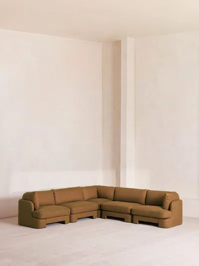 Soho Home Odell Sectional Sofa In Brown