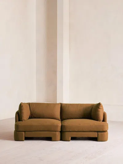 Soho Home Odell Sectional Sofa In Brown