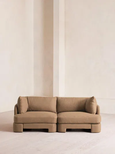 Soho Home Odell Sectional Sofa In Brown