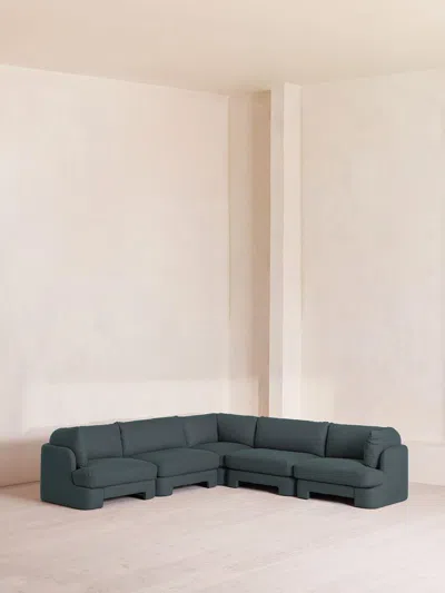 Soho Home Odell Sectional Sofa In Blue