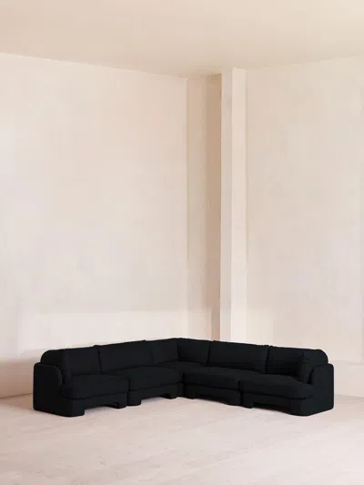 Soho Home Odell Sectional Sofa In Black
