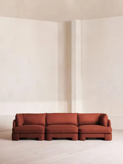 Soho Home Odell Sectional Sofa In Red