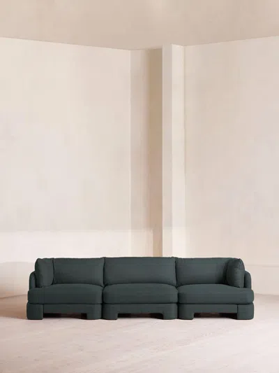 Soho Home Odell Sectional Sofa In Green