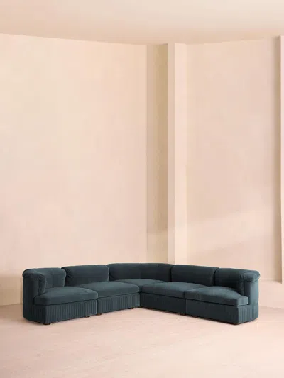 Soho Home Oona Modular Sofa In Blue