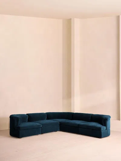 Soho Home Oona Modular Sofa In Blue