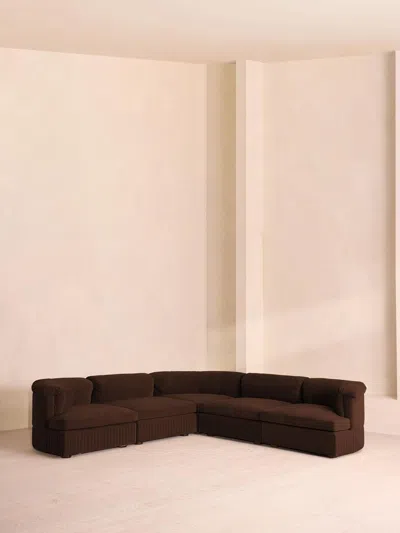 Soho Home Oona Modular Sofa In Brown