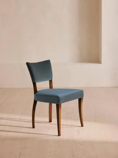 Soho Home Pair Of Molina Dining Chairs In Blue