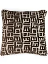 Soho Home Pierre Frey Tsomba Abstract-pattern Cushion (h50cm X W50cm X D5cm) In Brown