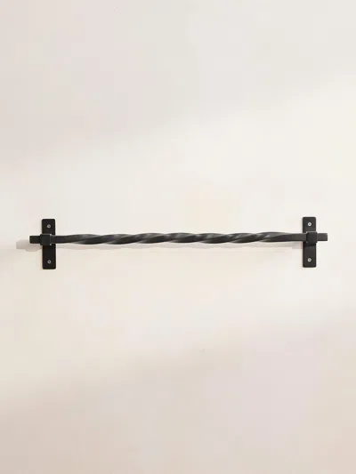 Soho Home Radley Blackened Brass Towel Rail