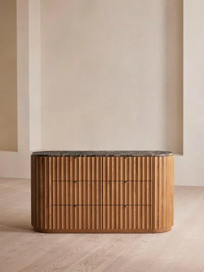 Soho Home Railton Six Drawer Dresser In Brown