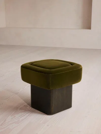 Soho Home Ralph Footstool In Green