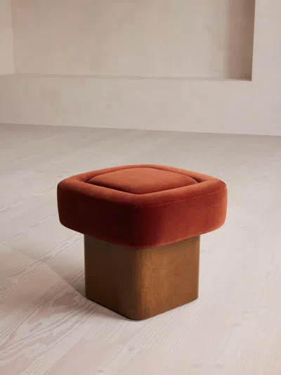 Soho Home Ralph Footstool In Brown