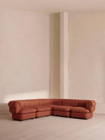 Soho Home Rava Modular Sofa In Brown