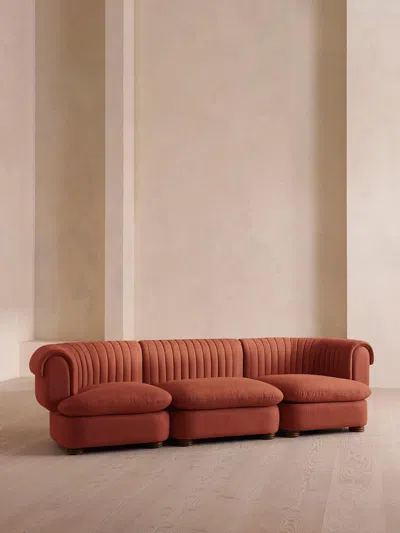 Soho Home Rava Modular Sofa In Brown