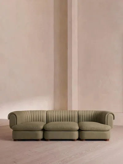 Soho Home Rava Modular Sofa In Green