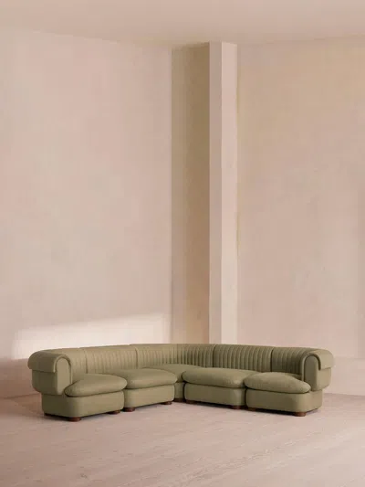 Soho Home Rava Modular Sofa In Green