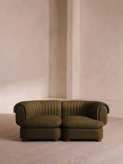 Soho Home Rava Modular Sofa In Green