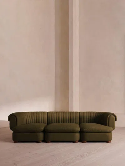 Soho Home Rava Modular Sofa In Green