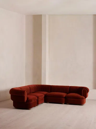 Soho Home Rava Modular Sofa In Red