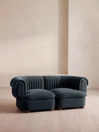 Soho Home Rava Modular Sofa In Blue