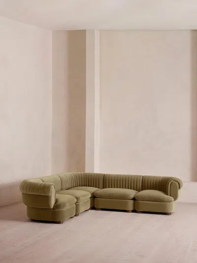 Soho Home Rava Modular Sofa In Green