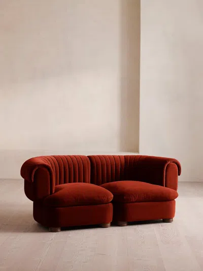 Soho Home Rava Modular Sofa In Red