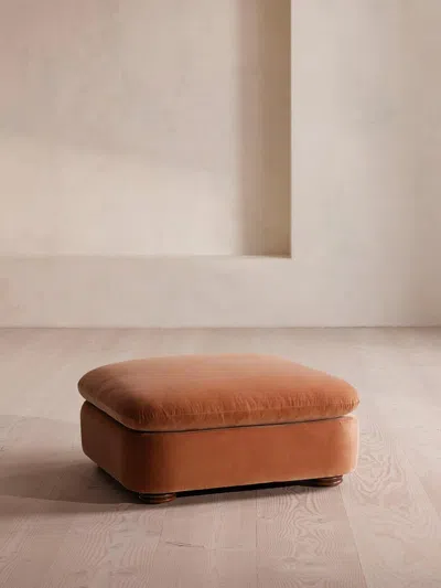 Soho Home Rava Ottoman In Orange
