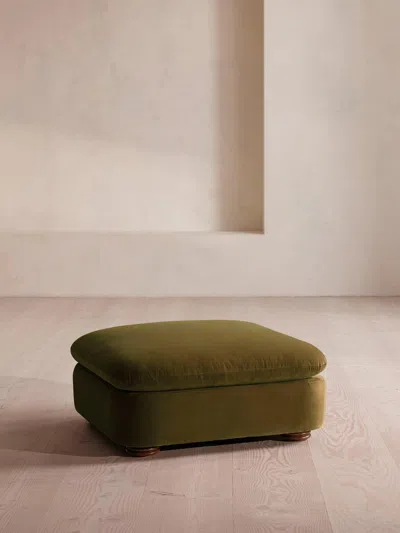 Soho Home Rava Ottoman In Green