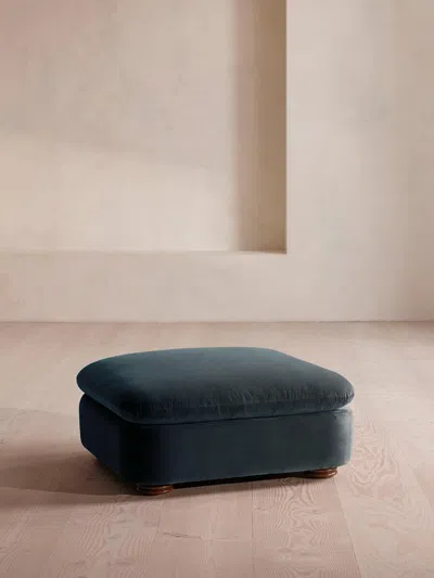 Soho Home Rava Ottoman In Blue