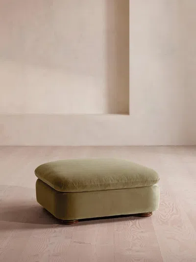 Soho Home Rava Ottoman In Green