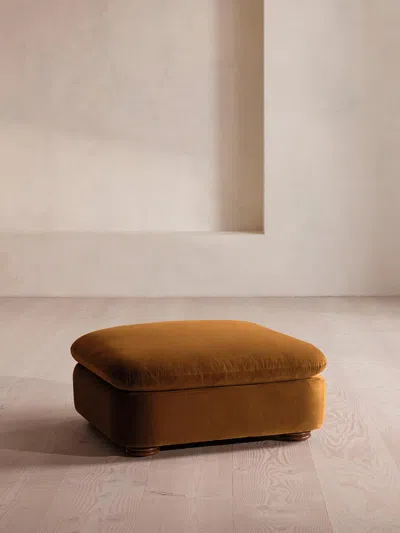 Soho Home Rava Ottoman In Brown