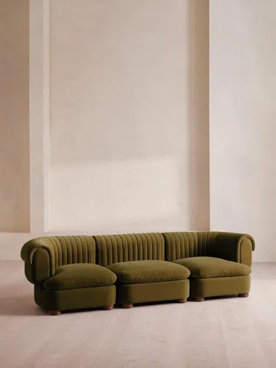 Soho Home Rava Sectional Sofa In Green
