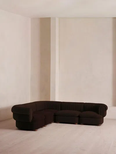 Soho Home Rava Sectional Sofa In Brown