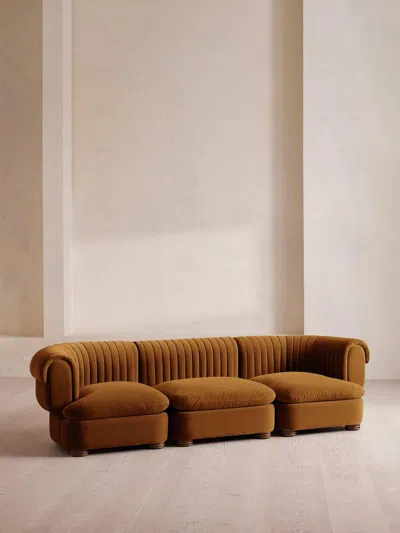 Soho Home Rava Sectional Sofa In Gold