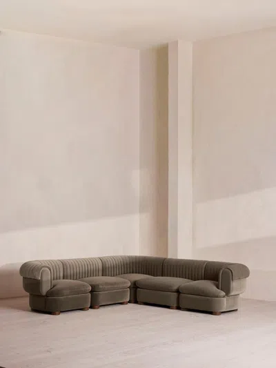 Soho Home Rava Sectional Sofa In Brown
