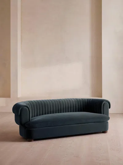 Soho Home Rava Three Seater Sofa In Blue