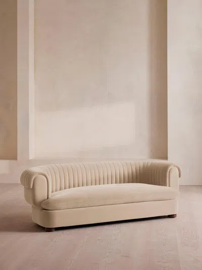 Soho Home Rava Three Seater Sofa In Brown