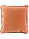 Soho Home Margeaux Velvet Cushion (50cm X 50cm) In Brown