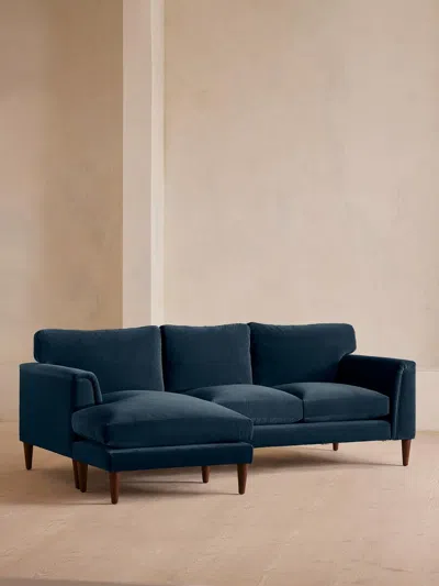 Soho Home Reya Chaise-end Sofa In Blue