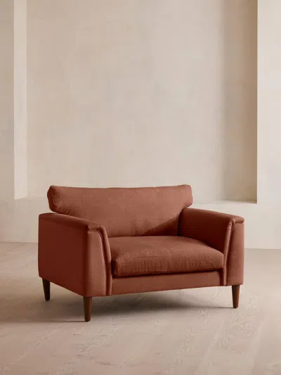 Soho Home Reya Loveseat In Red
