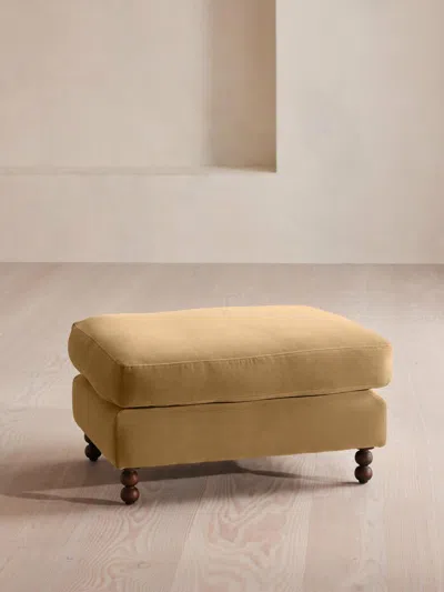 Soho Home Reya Ottoman In Yellow