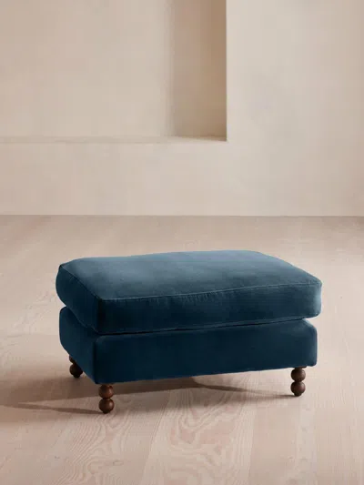 Soho Home Reya Ottoman In Blue