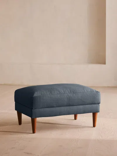 Soho Home Reya Ottoman In Blue