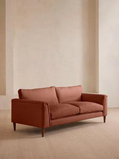 Soho Home Reya Three Seater Sofa In Orange