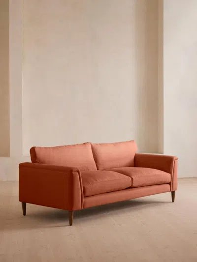 Soho Home Reya Three Seater Sofa In Orange
