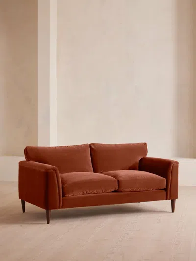 Soho Home Reya Two Seater Sofa In Orange
