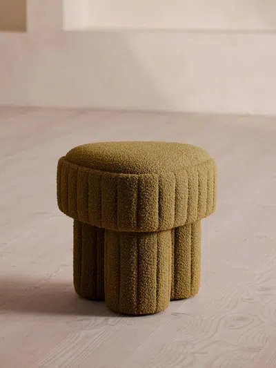 Soho Home Rhea Footstool In Green