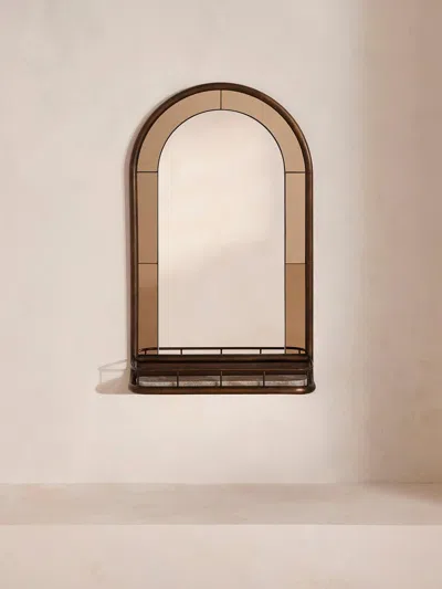 Soho Home Ridley Mirror In Brown