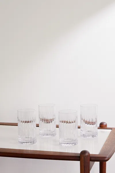 Soho Home Roebling Set Of Four Highball Glasses In Neutrals